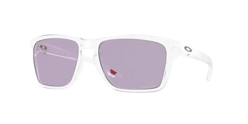Uomo Oakley OO9448 SYLAS 944845 Occhiali da sole O_Matter Trasparente Viola Squadrata Normale Prizm