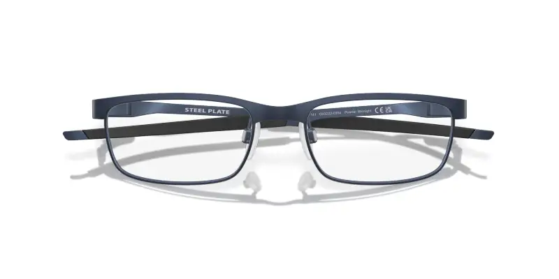 Uomo Oakley OX3222 STEEL PLATE 322203 Montature da vista Metallo Blu Squadrata Normale miniatura 2