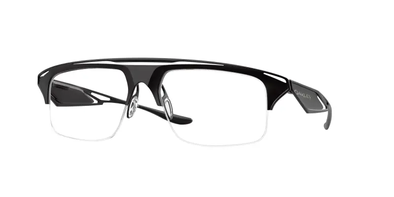 Uomo Oakley OX5093 VALDOSTA 509301 Montature da vista Titanio Nero Trasparente Squadrata Normale