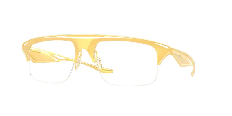 Uomo Oakley OX5093 VALDOSTA 509303 Montature da vista Titanio Oro Trasparente Squadrata Normale