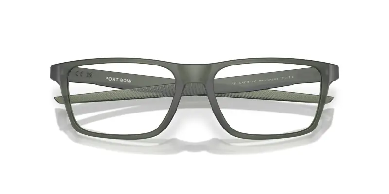 Uomo Oakley OX8164 PORT BOW 816411 Montature da vista O_Matter Verde Trasparente Squadrata Normale miniatura 2