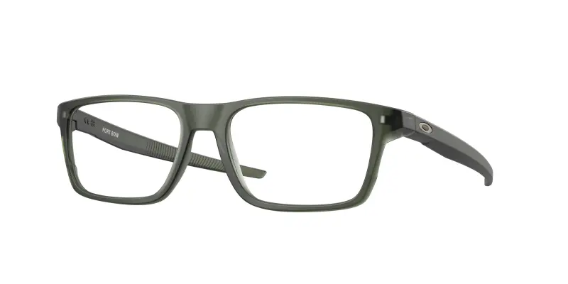Uomo Oakley OX8164 PORT BOW 816411 Montature da vista O_Matter Verde Trasparente Squadrata Normale