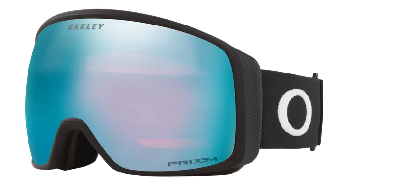 Oakley Uomo OO7104 FLIGHT TRACKER L 710406 Maschere da sci O_Matter Nero Blu Maschera Normale Prizm