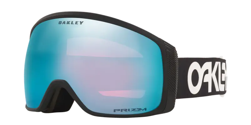 Oakley Uomo OO7105 FLIGHT TRACKER M 710507 Maschere da sci O_Matter Nero Blu Maschera Normale Prizm