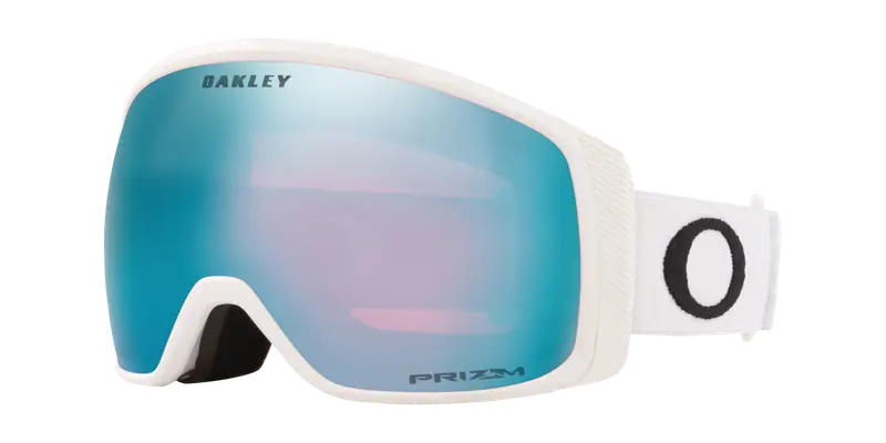 Oakley Uomo OO7105 FLIGHT TRACKER M 710527 Maschere da sci O_Matter Bianco Blu Maschera Normale Prizm