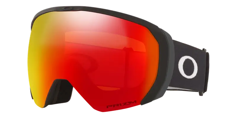 Oakley Uomo OO7110 FLIGHT PATH L 711006 Maschere da sci O_Matter Nero Arancione Maschera Normale Prizm