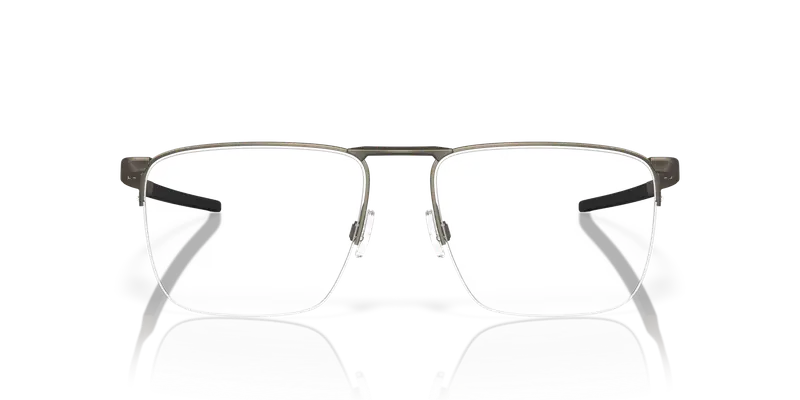 Oakley Uomo OX3026 VOON 302602 Montature da vista Metallo Grigio Trasparente Squadrata Normale miniatura 2