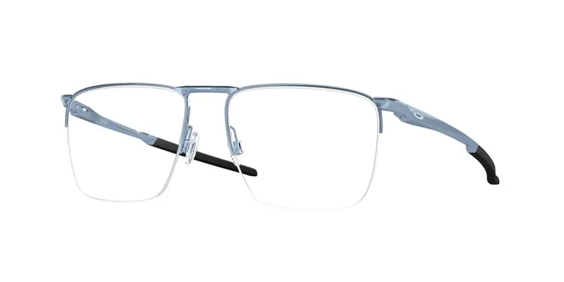 Uomo OX3026 VOON 302603 Montature da vista Metallo Blu Trasparente Squadrata Normale