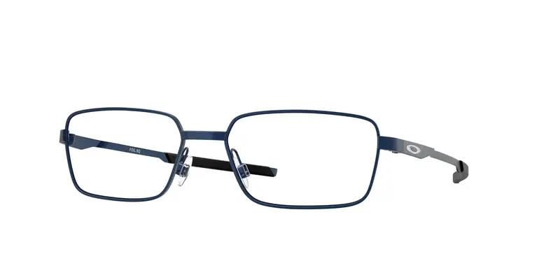 Oakley Uomo OX3036 FOIL RQ 303603 Montature da vista Metallo Blu Trasparente Squadrata Normale