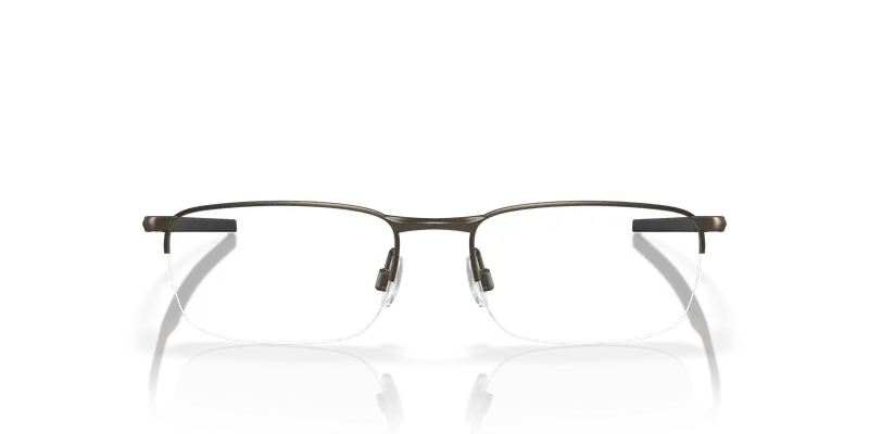 Oakley Uomo OX3174 BARRELHOUSE 0.5 317402 Montature da vista Metallo Grigio Trasparente Squadrata Normale miniatura 2