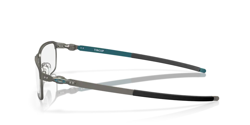 Oakley Uomo OX3184 TINCUP 318413 Montature da vista Acciaio Grigio Trasparente Squadrata Normale miniatura 3