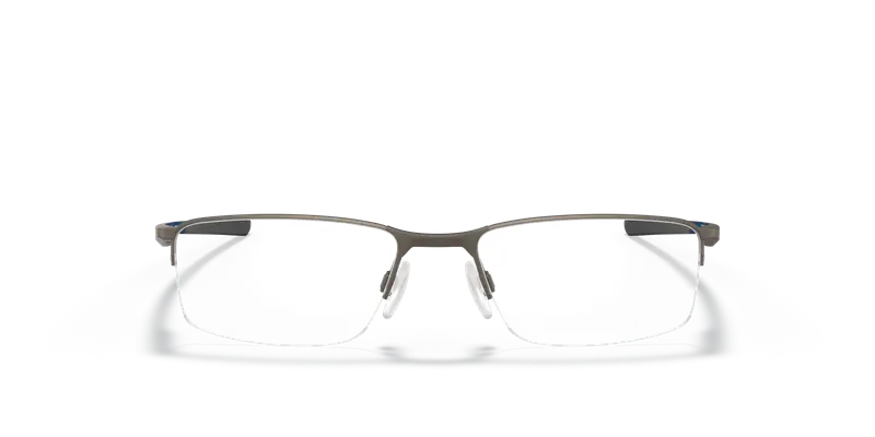 Oakley Uomo OX3218 SOCKET 5.5 321806 Montature da vista Metallo Grigio Trasparente Squadrata Normale miniatura 2