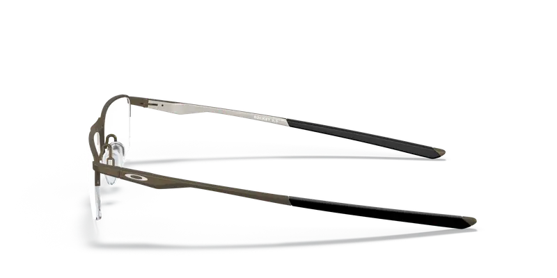 Oakley Uomo OX3218 SOCKET 5.5 321808 Montature da vista Metallo Grigio Trasparente Squadrata Normale miniatura 3