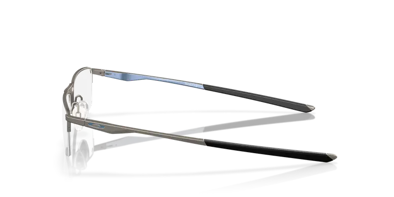 Oakley Uomo OX3218 SOCKET 5.5 321813 Montature da vista Metallo Grigio Trasparente Squadrata Normale miniatura 3