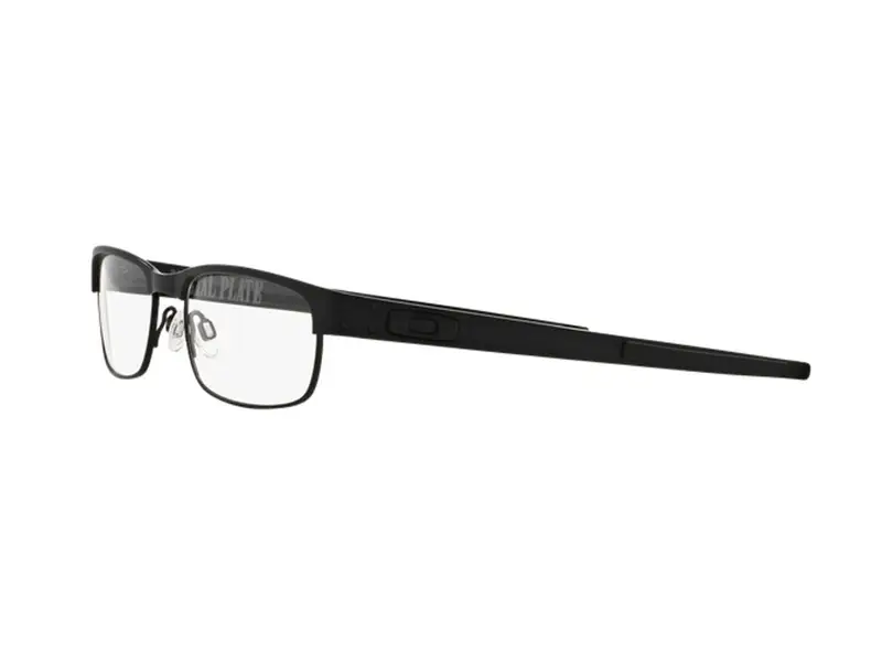 Oakley Uomo OX5038 METAL PLATE 22-198 Montature da vista Titanio Nero Trasparente Squadrata Normale miniatura 2