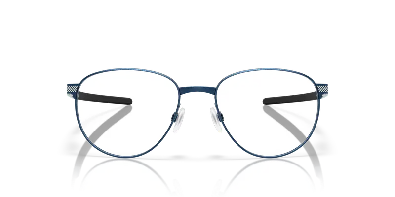 Oakley Uomo OX5081 SWAY BAR R 508103 Montature da vista Titanio Blu Trasparente Rotonda Normale miniatura 2