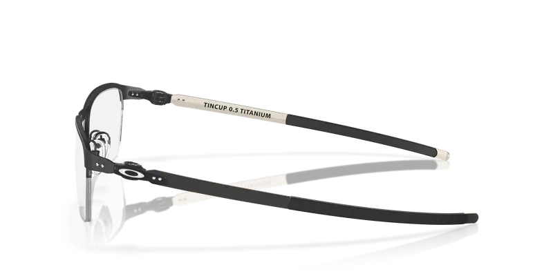 Oakley Uomo OX5099 TINCUP 0.5 TI 509901 Montature da vista Titanio Nero Trasparente Squadrata Normale miniatura 3