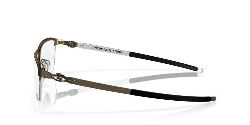 Oakley Uomo OX5099 TINCUP 0.5 TI 509903 Montature da vista Titanio Grigio Trasparente Squadrata Normale miniatura 3