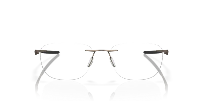 Oakley Uomo OX5118 WINGFOLD EVR 511801 Montature da vista Titanio Marrone Trasparente Squadrata Normale miniatura 2