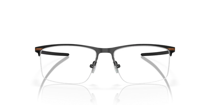 Oakley Uomo OX5140 TIE BAR 0.5 514001 Montature da vista Titanio Nero Trasparente Squadrata Normale miniatura 2