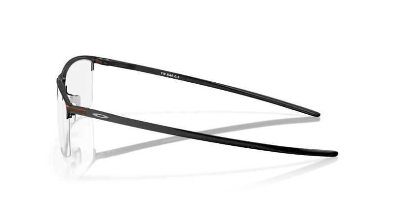 Oakley Uomo OX5140 TIE BAR 0.5 514001 Montature da vista Titanio Nero Trasparente Squadrata Normale miniatura 3