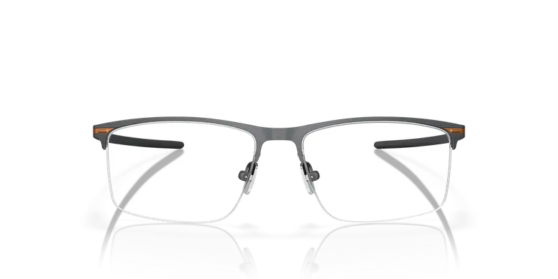 Oakley Uomo OX5140 TIE BAR 0.5 514003 Montature da vista Titanio Grigio Trasparente Squadrata Normale miniatura 2
