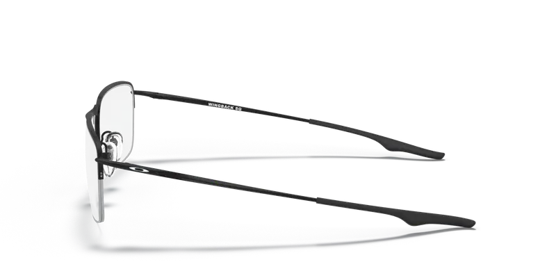 Oakley Uomo OX5148 WINGBACK SQ 514801 Montature da vista Titanio Nero Trasparente Squadrata Normale miniatura 3