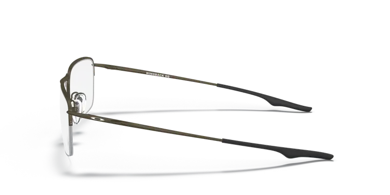 Oakley Uomo OX5148 WINGBACK SQ 514802 Montature da vista Titanio Grigio Trasparente Squadrata Normale miniatura 3