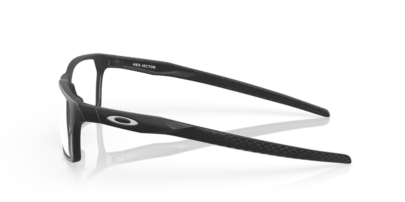 Oakley Uomo OX8032 HEX JECTOR 803201 Montature da vista O_Matter Nero Trasparente Squadrata Normale miniatura 3