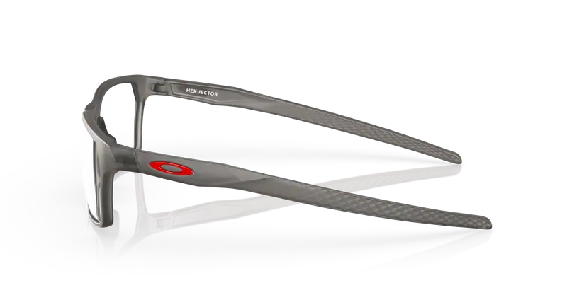 Oakley Uomo OX8032 HEX JECTOR 803202 Montature da vista O_Matter Grigio Trasparente Squadrata Normale miniatura 3