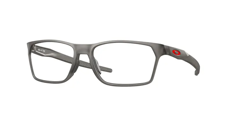Uomo OX8032 HEX JECTOR 803202 Montature da vista O_Matter Grigio Trasparente Squadrata Normale