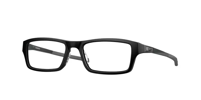 Oakley Uomo OX8039 CHAMFER 803901 Montature da vista O_Matter Nero Trasparente Squadrata Normale