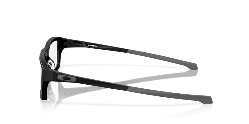 Oakley Uomo OX8039 CHAMFER 803901 Montature da vista O_Matter Nero Trasparente Squadrata Normale miniatura 3