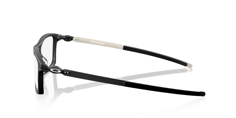 Oakley Uomo OX8050 PITCHMAN 805001 Montature da vista O_Matter Nero Trasparente Squadrata Normale miniatura 3