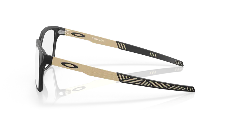 Oakley Uomo OX8054 DEHAVEN 805404 Montature da vista O_Matter Nero Trasparente Squadrata Normale miniatura 3