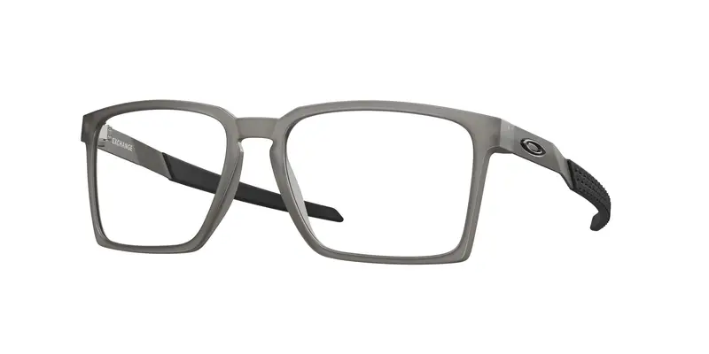 Oakley Uomo OX8055 EXCHANGE 805502 Montature da vista O_Matter Grigio Trasparente Squadrata Normale