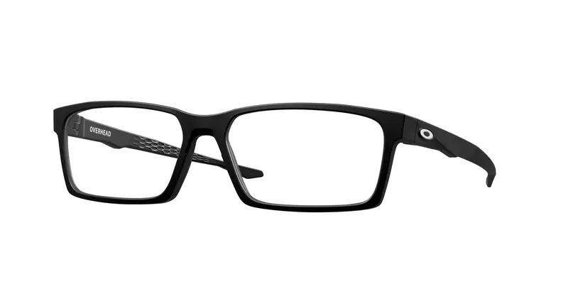 Oakley Uomo OX8060 OVERHEAD 806001 Montature da vista O_Matter Nero Trasparente Squadrata Normale