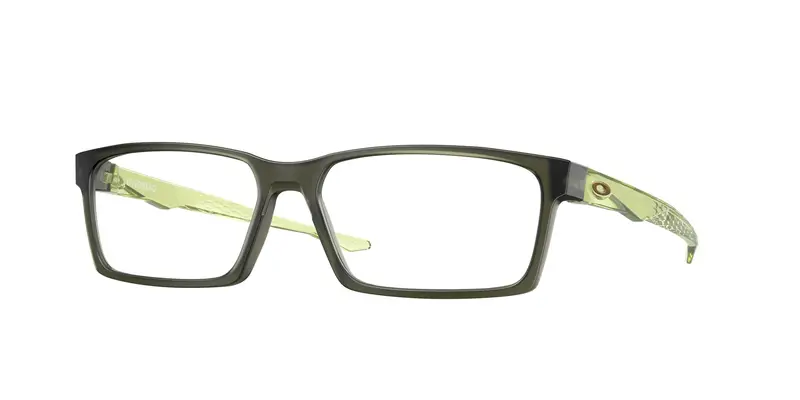 Oakley Uomo OX8060 OVERHEAD 806008 Montature da vista O_Matter Verde Trasparente Squadrata Normale