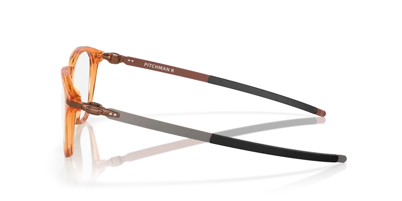 Oakley Uomo OX8105 PITCHMAN R 810524 Montature da vista O_Matter Arancione Trasparente Rotonda Normale miniatura 3