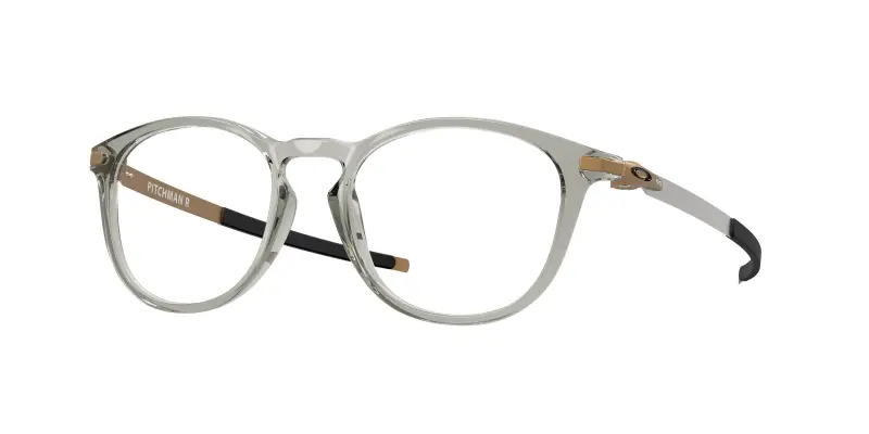 Uomo OX8105 PITCHMAN R 810526 Montature da vista O_Matter Grigio Trasparente Rotonda Normale