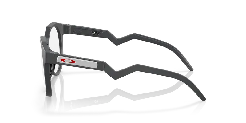 Oakley Uomo OX8139 HSTN RX 813903 Montature da vista O_Matter Grigio Trasparente Rotonda Normale miniatura 3