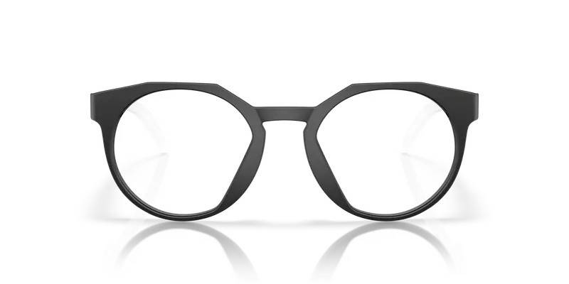 Oakley Uomo OX8139 HSTN RX 813906 Montature da vista O_Matter Nero Trasparente Rotonda Normale miniatura 2