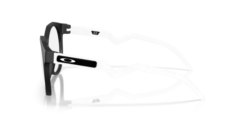 Oakley Uomo OX8139 HSTN RX 813906 Montature da vista O_Matter Nero Trasparente Rotonda Normale miniatura 3