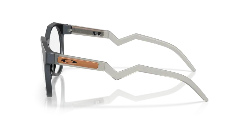 Oakley Uomo OX8139 HSTN RX 813909 Montature da vista O_Matter Nero Trasparente Rotonda Normale miniatura 3