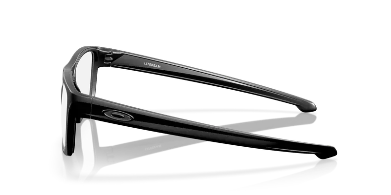 Oakley Uomo OX8140 LITEBEAM 814001 Montature da vista O_Matter Nero Trasparente Squadrata Normale miniatura 3