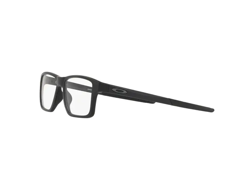 Oakley Uomo OX8143 CHAMFER SQUARED 814301 Montature da vista O_Matter Nero Trasparente Squadrata Normale miniatura 2