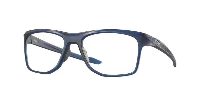 Oakley Uomo OX8144 KNOLLS 814403 Montature da vista O_Matter Blu Trasparente Squadrata Normale