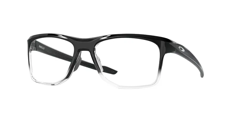 Oakley Uomo OX8144 KNOLLS 814404 Montature da vista O_Matter Nero Trasparente Squadrata Normale