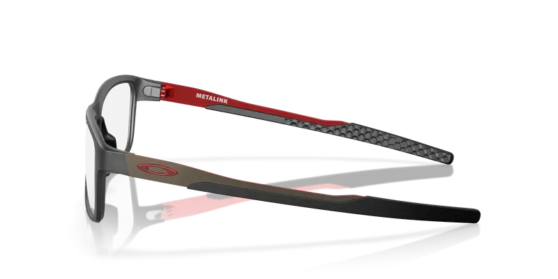 Oakley Uomo OX8153 Metalink 815305 Montature da vista O_Matter Grigio Trasparente Squadrata Normale miniatura 3