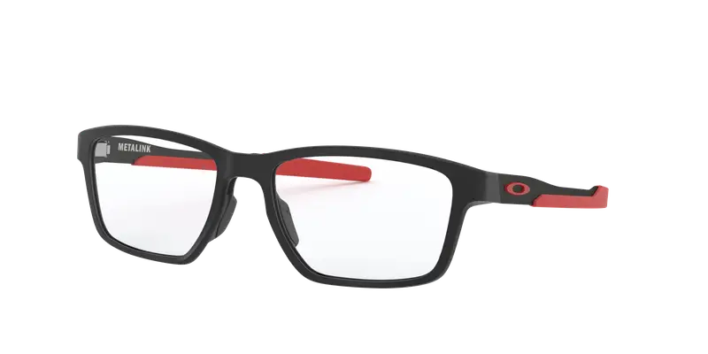 Oakley Uomo OX8153 METALINK 815306 Montature da vista Plastica Nero  Squadrata